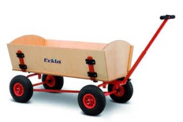 Bollerwagen - Handcart 100 cm luftbereift mit Hinterachsenlenkung