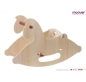 Preview: MOOVER Toys - Schaukelpferd aus Holz (natur) / rocking horse
