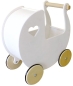 Preview: B-Ware - MOOVER Toys - Dänischer Designer Holz-Puppenwagen (weiß) / dolls pram white