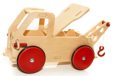 MOOVER Toys - Baby Lastwagen (natur) mit Abschlepphaken / baby truck natural