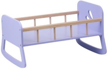 MOOVER Toys - LINE Puppenbett Puppenwiege (flieder/ lila) / Line dolls cradle light purple