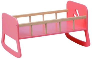 MOOVER Toys - LINE Puppenbett Puppenwiege (pink/pantone 191C) / Line dolls cradle pink