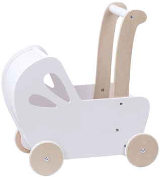 MOOVER Toys - LINE "Mein Erster Puppenwagen" (weiß) / Line dolls pram white