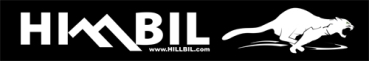 HILLBIL - MODING - Folierung - Seitenleiste Einstieg - HILLBIL LOGO mit Panther 9x57 cm (2 Stück im SET)