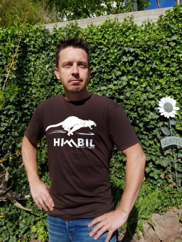 HILLBIL RACING & OUTDOOR WEAR  for men - HILLBIL Marken T-shirt in braun