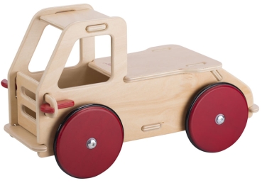 MOOVER Toys - Baby Lastwagen (natur) ohne Abschlepphacken / baby truck natural