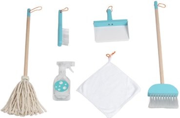 MOOVER Toys - LINE Putzset Holz 7tlg. / LINE Cleaning Set