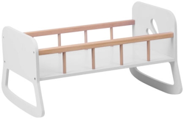 MOOVER Toys - LINE Puppenbett Puppenwiege (weiß) / LINE dolls cradle white