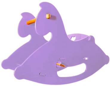 MOOVER Toys - Schaukelpferd aus Holz (flieder) / rocking horse purple