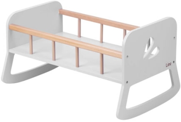MOOVER Toys - LINE Puppenbett Puppenwiege (weiß) / LINE dolls cradle white