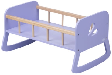 MOOVER Toys - LINE Puppenbett Puppenwiege (flieder/ lila) / Line dolls cradle light purple