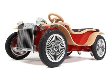 D.Throne D Luxus Kinder Elektroauto handgefertigt in weiß - exklusives Geschenk