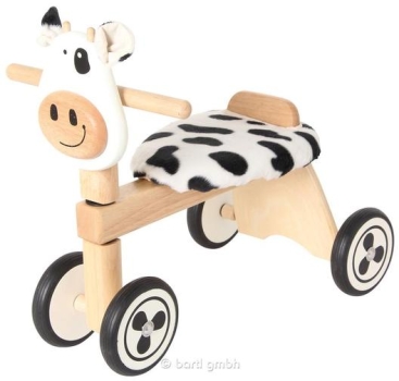 Rutscher Kuh | I`m Toy Babyrutscher Kuh-Design schwarz/weiß