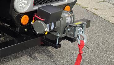 Elektrische ATV Seilwinde 12 V - 1130 kg / 2500 Lb (inkl. Fernbedienung + Schalterbedienung)