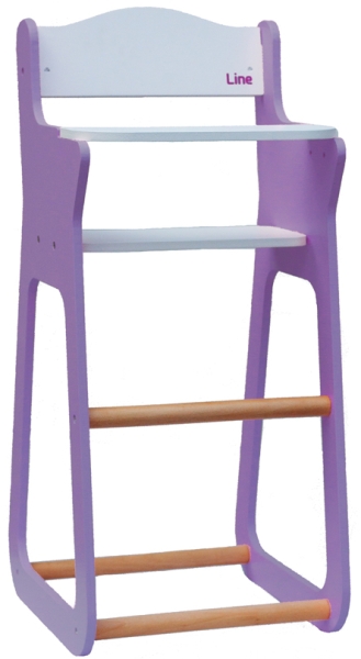 MOOVER Toys - LINE Puppen Hochstuhl (fliede-lila) / dolls high chair light purple