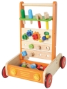 Schiebe Holz-Werkbank für Kinder - I`M TOY Kinderwerkbank Holz zum Schieben (Lauflernhilfe)